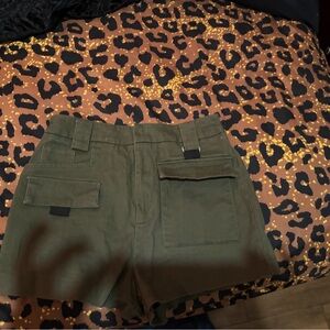 Love Tree Forest Green Cargo Shorts